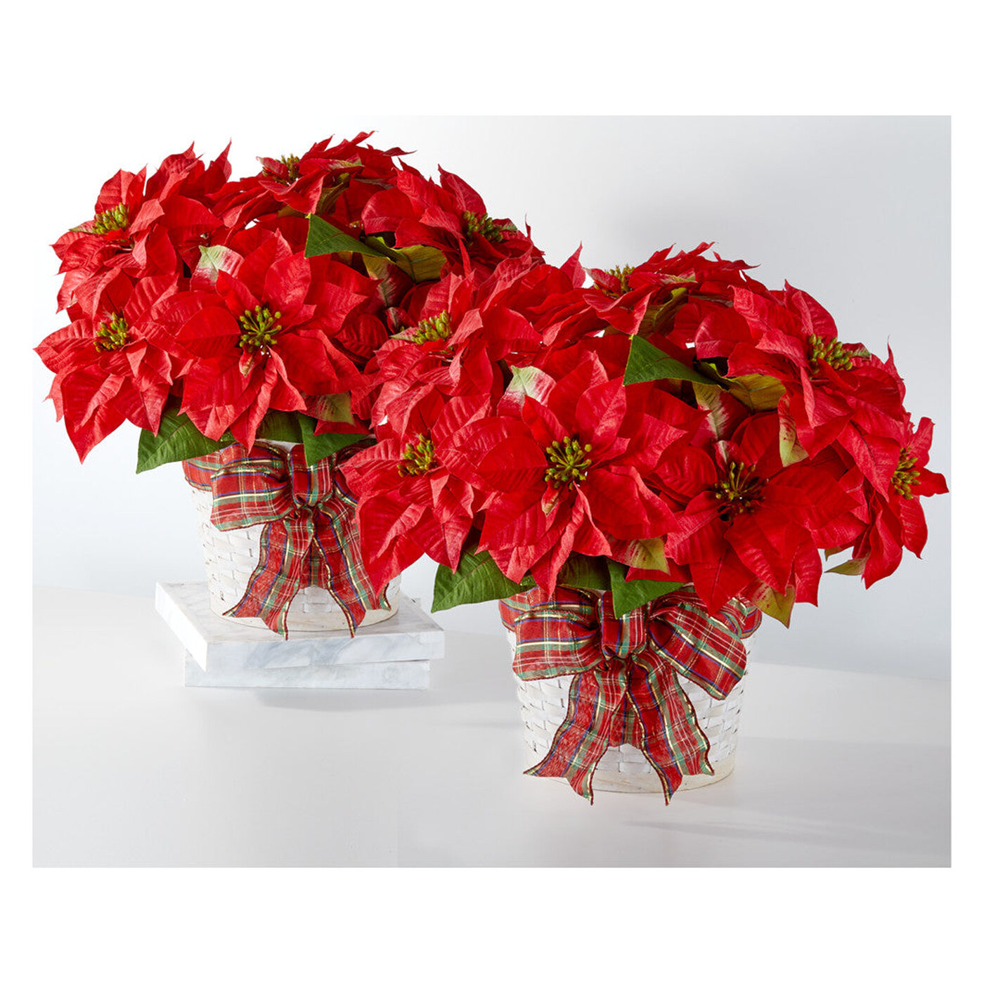 Happiest Holidays Poinsettia Bundle flower arrangement