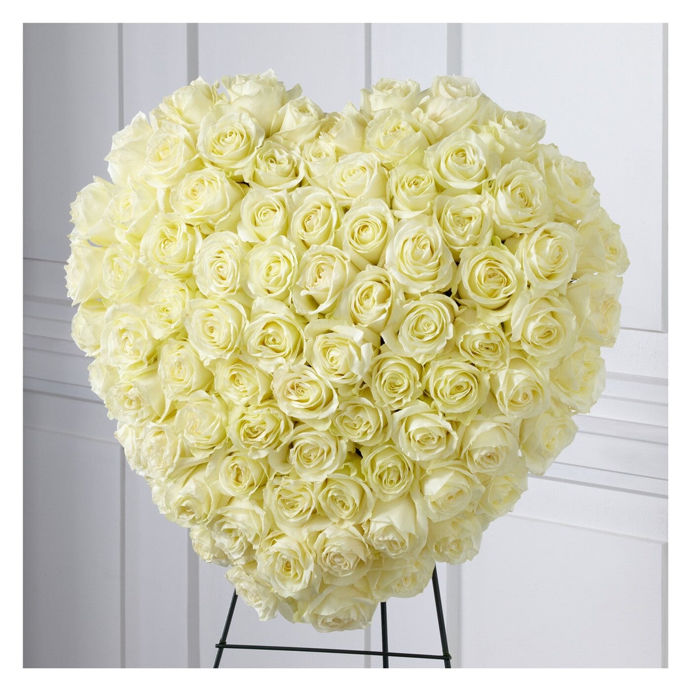 Elegant Remembrance Standing Heart flower arrangement